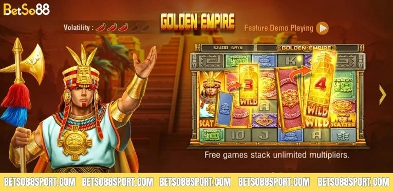 Golden Empire: Unearthing the Modern Slot Masterpiece at BetSo88 2 Introduction to Golden Empire at BetSo88