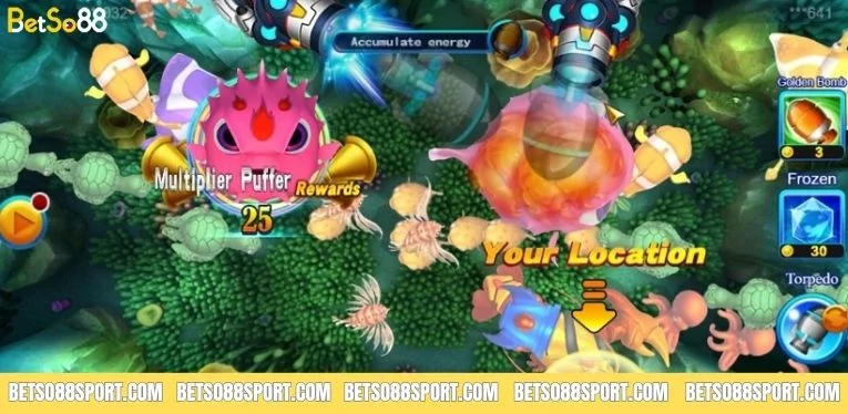 Guide to deep Underwater Adventure Bombing Fishing BetSo88 3 Reward Mechanics and Payout System in Bombing Fishing